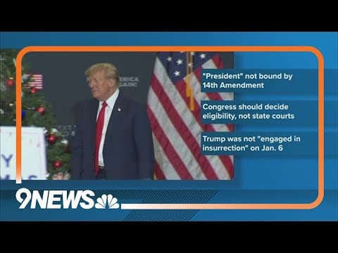 Donald Trump appeals Colorado ballot ruling to US Supreme Court