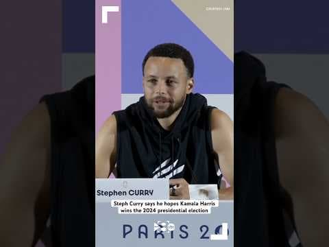 Steph Curry says he hopes Kamala Harris wins the 2024 presidential election