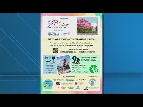 Recycle Event: WUSA9 partners with 'Via Colori Stafford'