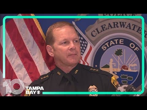 'Infuriating': Clearwater police chief details arrest of officer accused of sexual battery