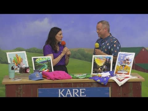 Minnesota Artist Adam Turman stops by KARE 11 Barn