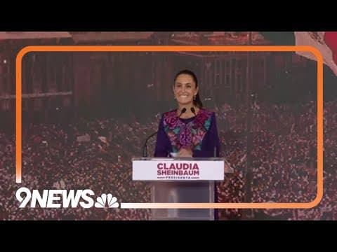 Mexico elects Claudia Sheinbaum as its first woman president