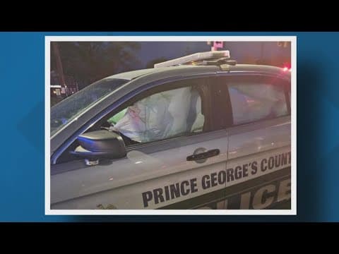 Prince George's County officer hit while managing separate crash site
