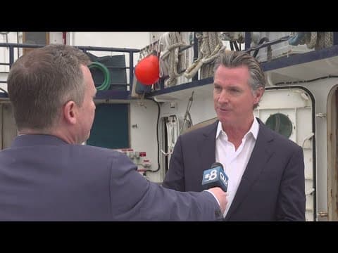 One-on-one interview with Newsom during his statewide tour