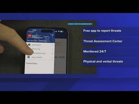 SafeTN App: Know how to report threats this school year
