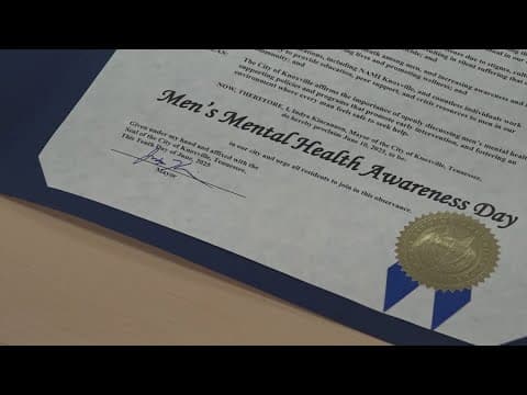 Advocates lead charge on men's mental health in Knoxville