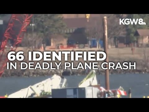 All 67 victims recovered from fatal DC plane and helicopter crash