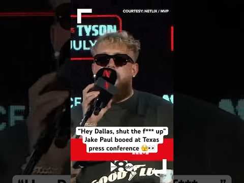 Jake Paul calls Texas crowd hillbillies and tells them to go milk a cow