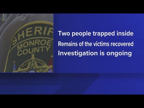 2 people dead after house fire in Monroe County, authorities say