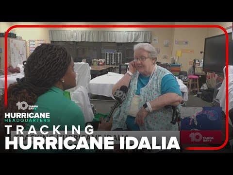Around 300 people utilizing shelters in Sarasota County ahead of Hurricane Idalia