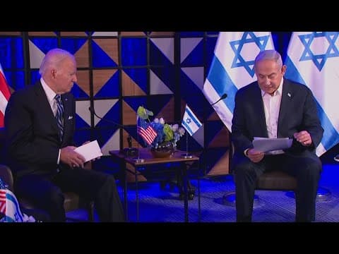President Biden talks to Israel leader amid US protests