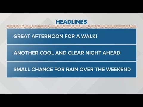 Thursday afternoon forecast | Sept. 14, 2023