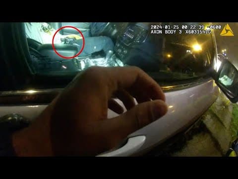 Bodycam Video: Armed teen shot at by officer while trying to flee in SUV