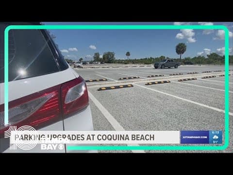 People can now enjoy parking upgrades at Coquina Beach
