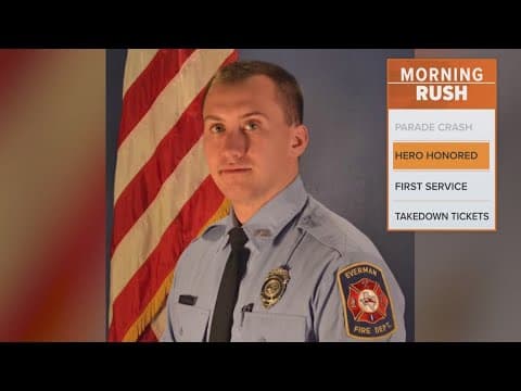First responders to honor firefighter who died in a crash