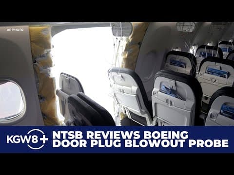 LIVE: NTSB reconvenes for meeting on Boeing door plug blowout