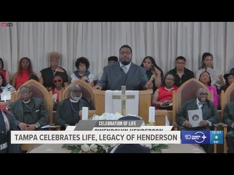 Tampa community celebrates life of City Councilwoman Gwen Henderson