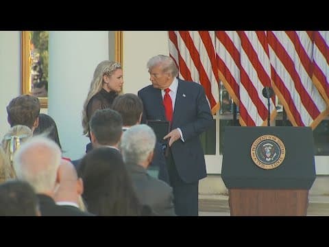 President Trump posthumously awards Charlie Kirk the Presidential Medal of Freedom