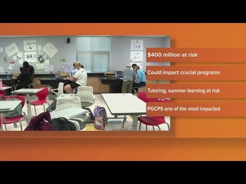 Maryland faces major funding cuts