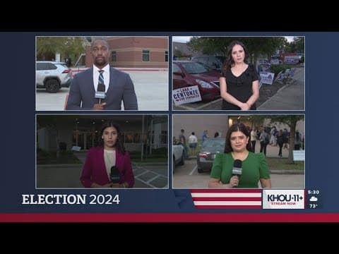 KHOU 11 Team Coverage: Polls in Harris County near closing time