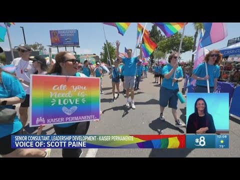 San Diego Pride Parade 2024 |  Kaiser Permanente San Diego