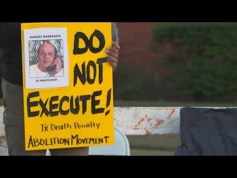 An East Texas man Robert Roberson's execution put on hold