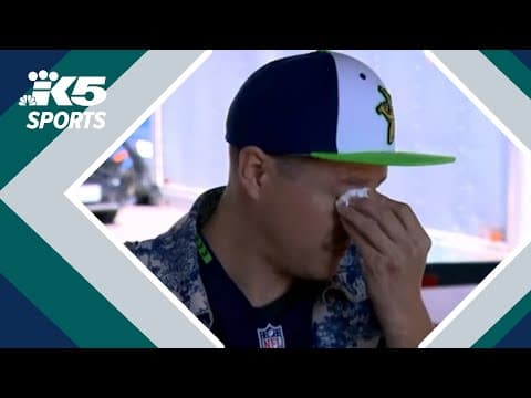 'There's crying in baseball': Lifelong fan caught on national TV as Mariners pull ahead of Tigers