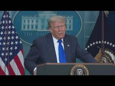 FULL PRESSER: President Donald Trump discusses Supreme Court decisions