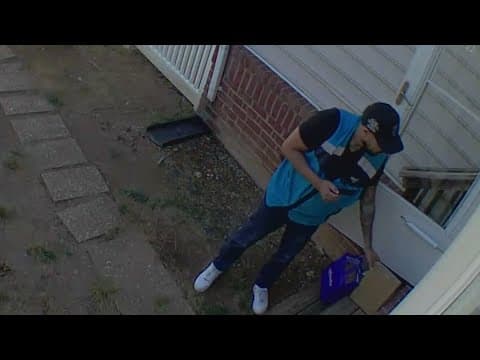 Caught on camera: Package theft victims in Fairfax targeted by man posing as an Amazon driver