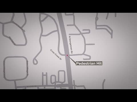 Pedestrian man killed in crash on Indy's northwest side