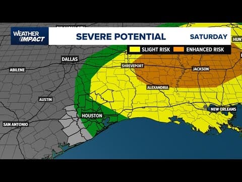 KHOU 11+ Weather Impact: Foggy overnight ahead of rainy Saturday