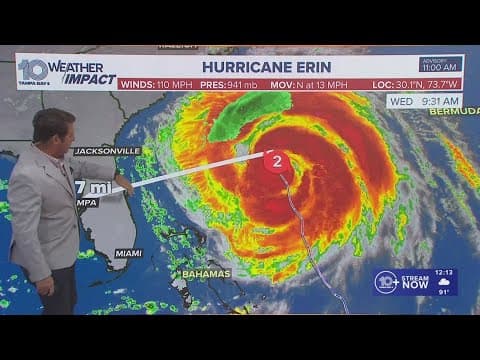 Tracking the Tropics: Hurricane Erin looks to regain strength as major storm