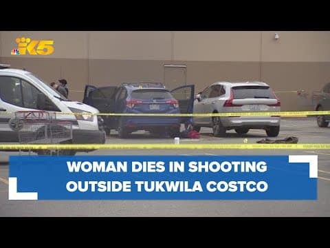 Woman dies in shooting outside Tukwila Costco