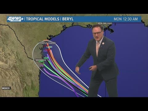 New Orleans Weather: Scattered storms expected Saturday, some impacts from Beryl possible next week