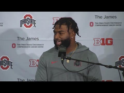 Miyan Williams postgame interview | Ohio State-Rutgers