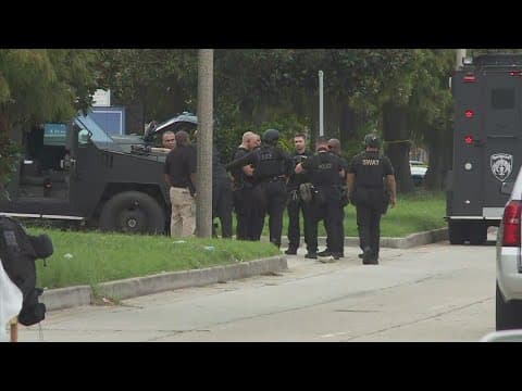 SWAT standoff with hit-and-run suspect in Gentilly