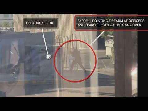 Video footage shows shootout that killed double-homicide suspect in San Diego