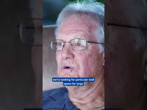 Linda Groskreutz had an unusual request for her realtor: Walls to display her massive puzzles.