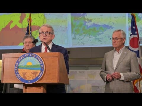 DeWine, Tressel discuss heavy rains, flooding in Ohio