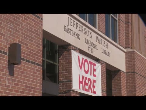 Early voting site in Jefferson Parish reopens after odor issue