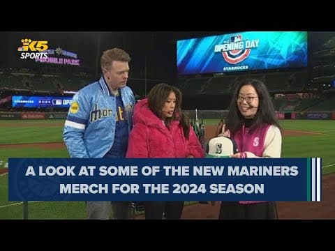 A look at some new Mariners merch for the 2024 baseball season