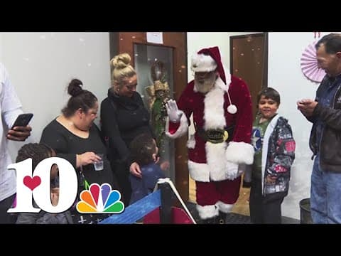 Santa working to bring cheer and reflect families of all kinds over Christmas