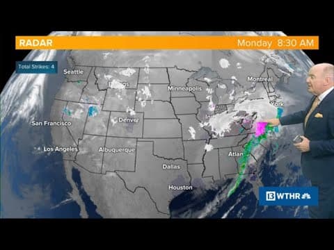 9 a.m. Monday update on winter snow storm in Indiana | Weather Impact Alert