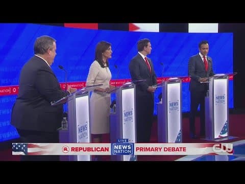 Republican presidential candidates face off in final 2023 debate