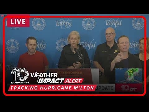 Tracking Milton: Tampa mayor has warning about electric vehicles during hurricane