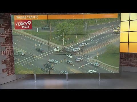 Prince George's County officer injured in rollover Lanham crash