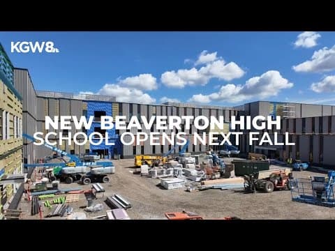 New Beaverton high school set to open next fall