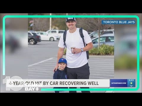 Blue Jays pitcher Erik Swanson shares update on son's recovery after car accident
