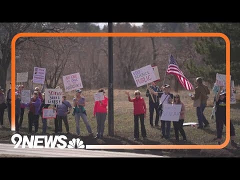 Group protests NOAA cuts in Boulder