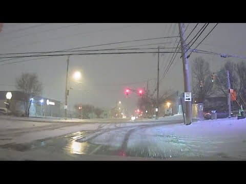 INDOT reporting dozens of crashes, slide-offs across Indiana due to snow